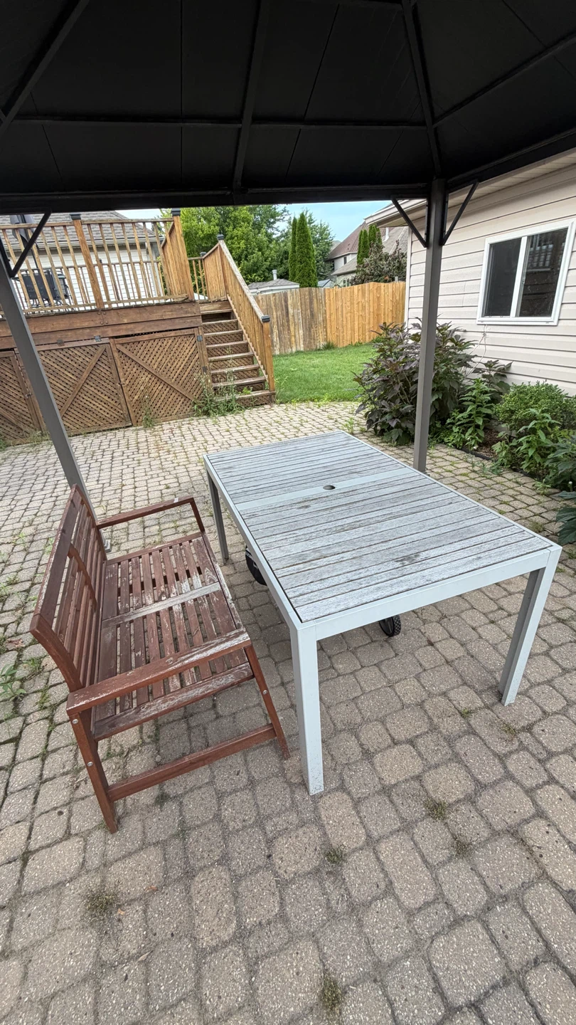 IKEA Outdoor Dining Set (Table & Bench)