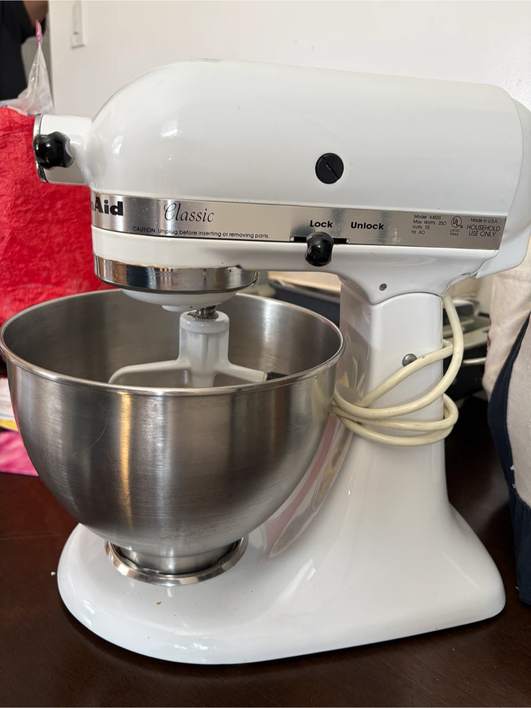 KitchenAid Classic Stand Mixer - White - photo 4