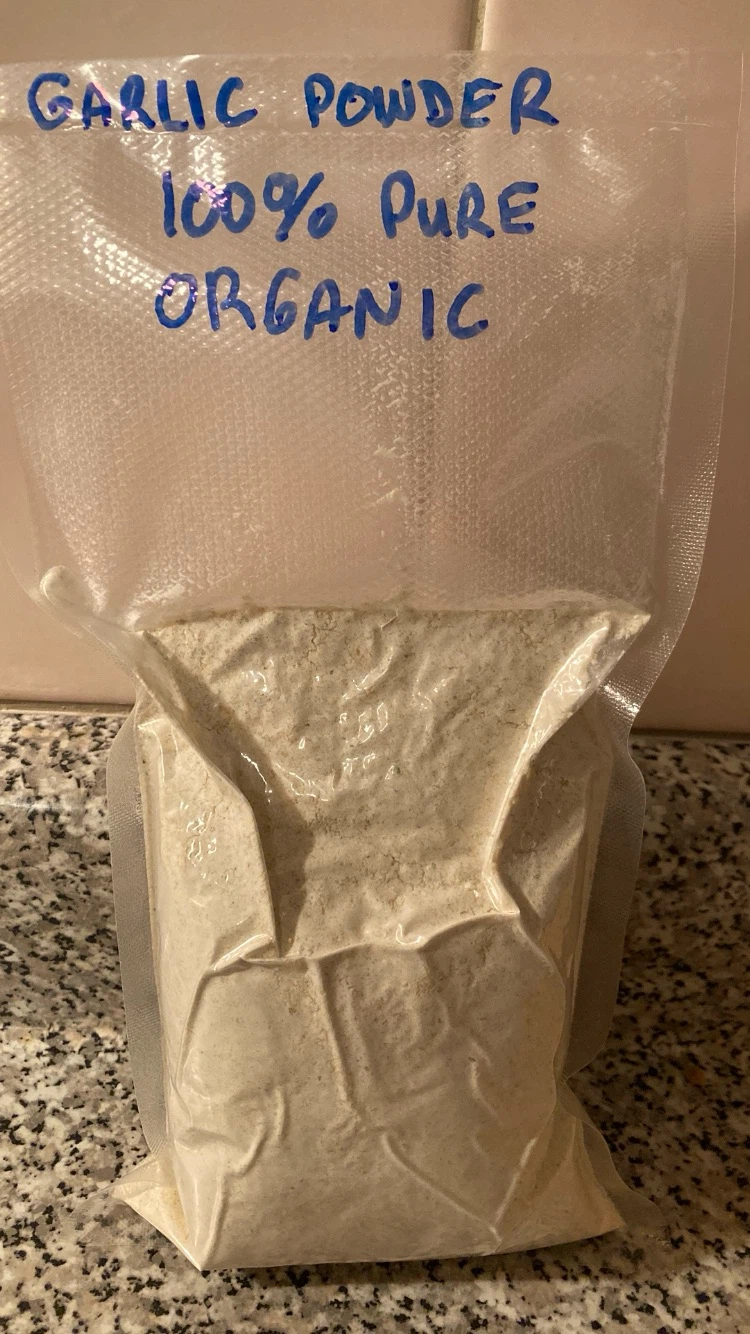Fresh organic garlic 🧄 heads &Garlic Powder - 100% Pure Organic - photo 4