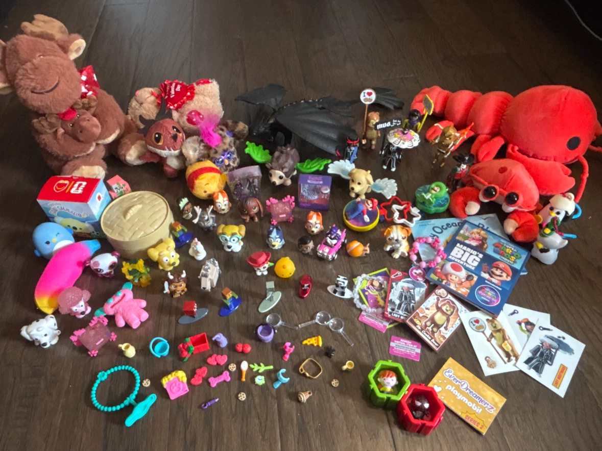 Assorted Toy Figures and Plushies