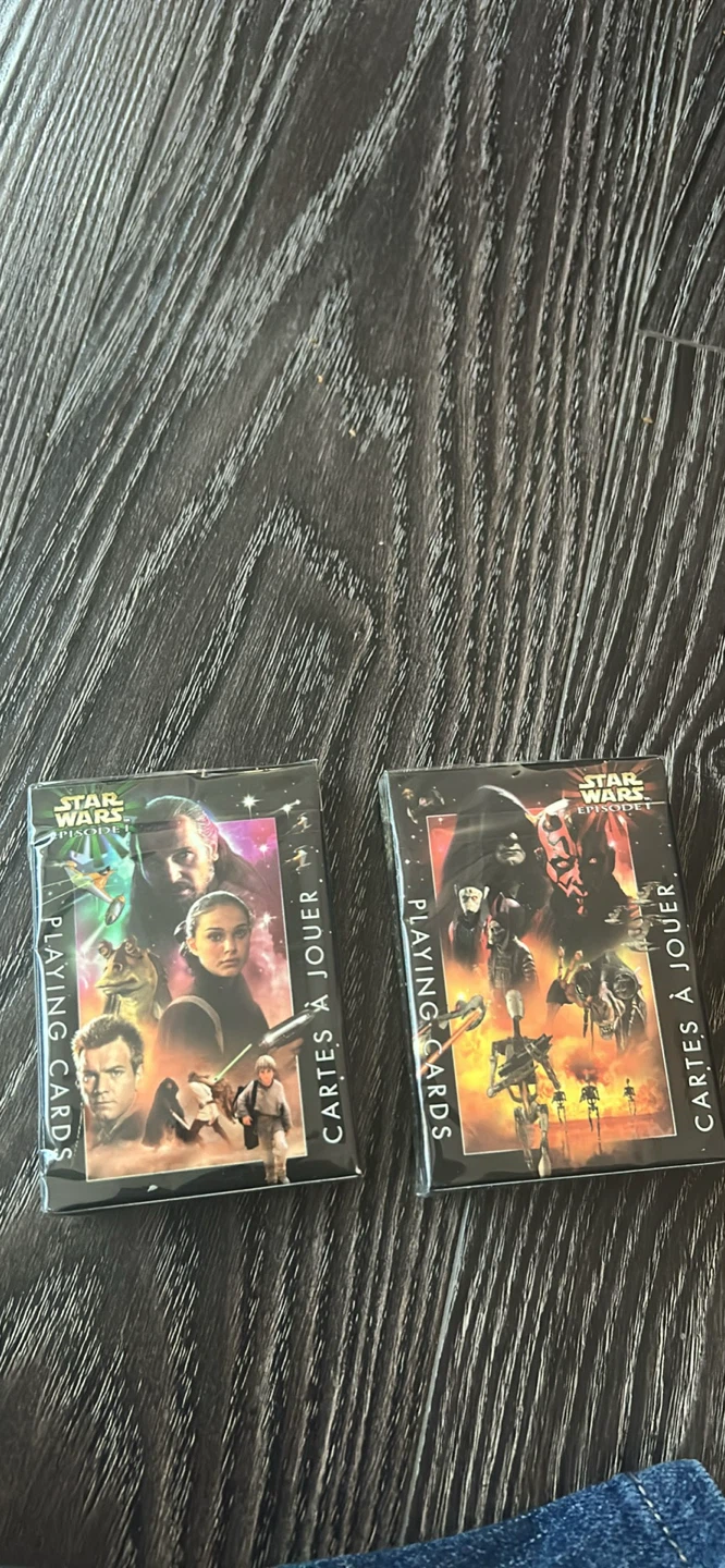 Star Wars Episode I  Collector Tin with 2 Decks of Playing Cards - photo 2
