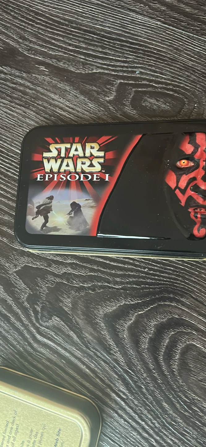 Star Wars Episode I  Collector Tin with 2 Decks of Playing Cards - photo 3