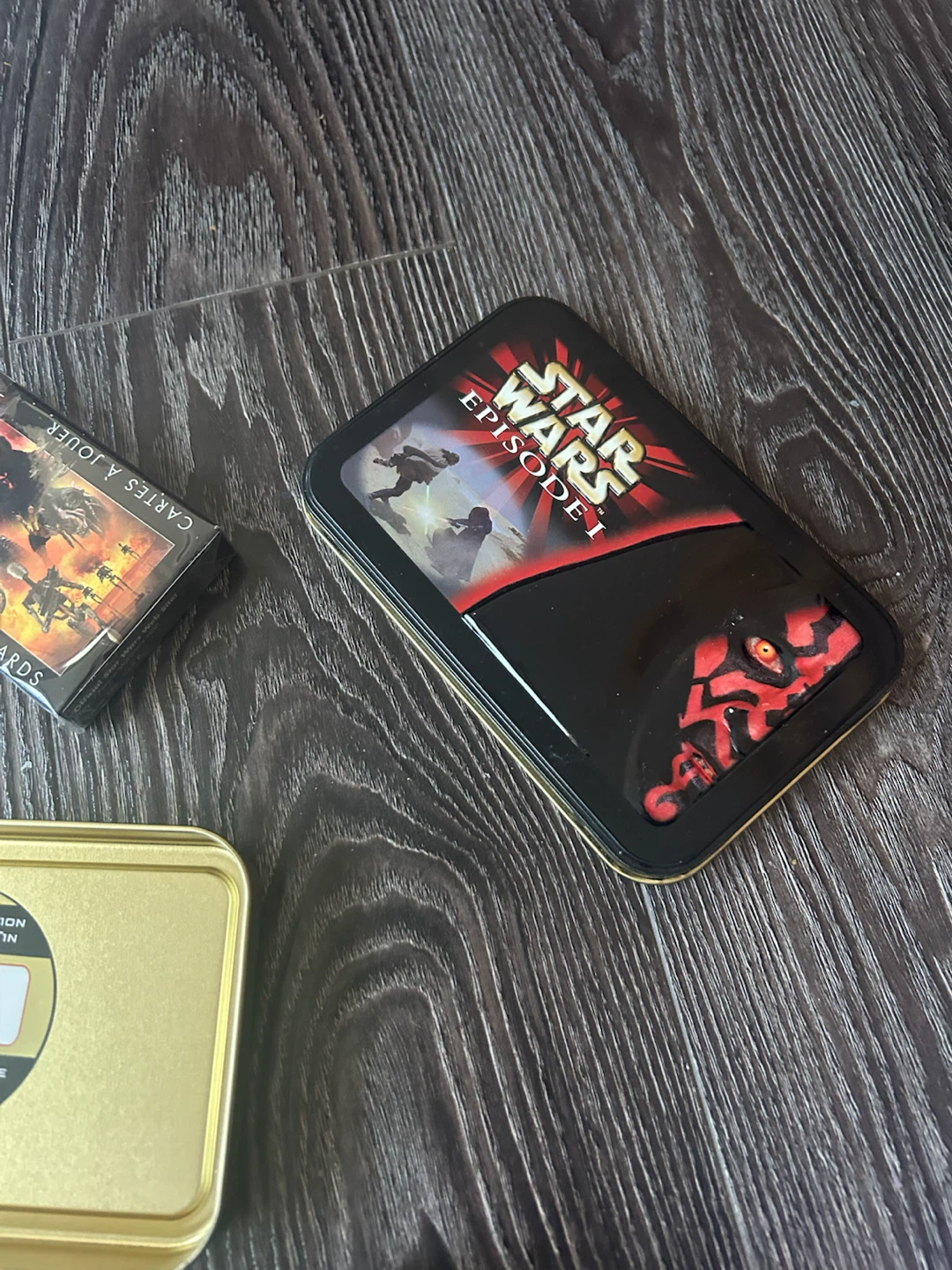 Star Wars Episode I  Collector Tin with 2 Decks of Playing Cards - photo 5