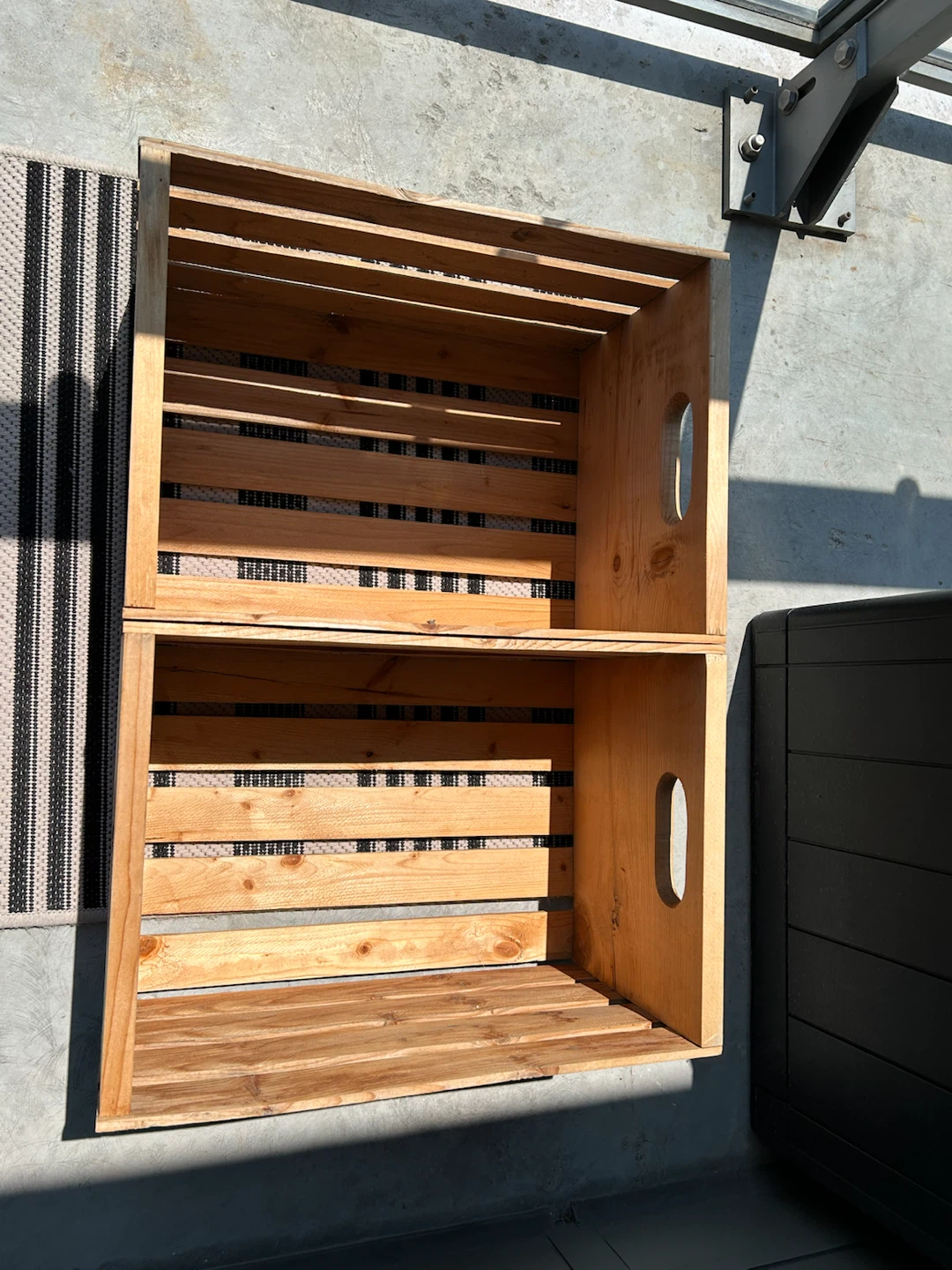 Wooden Crate Storage Unit - photo 2