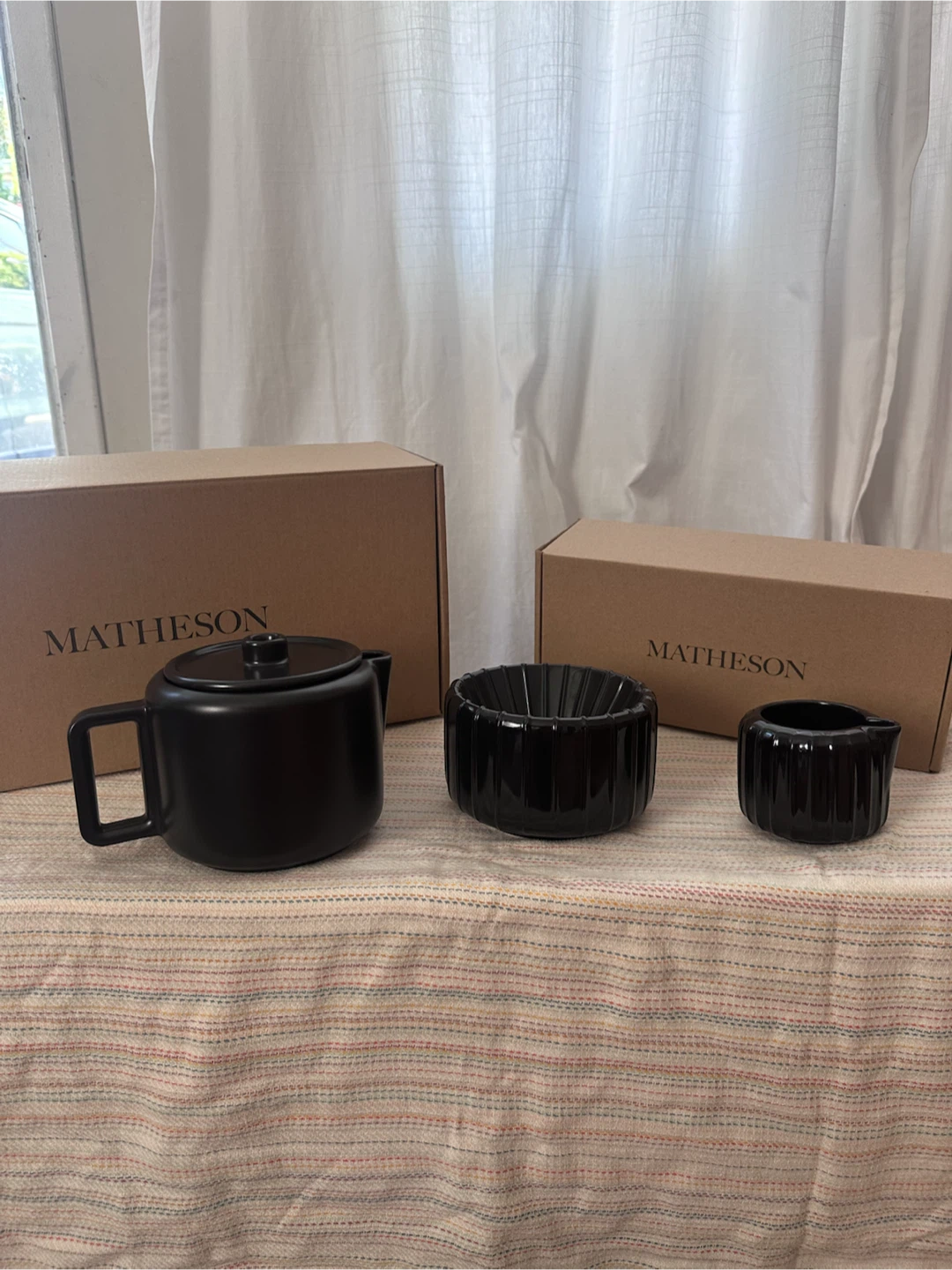 Matheson Pour Over Coffee Set with Creamer