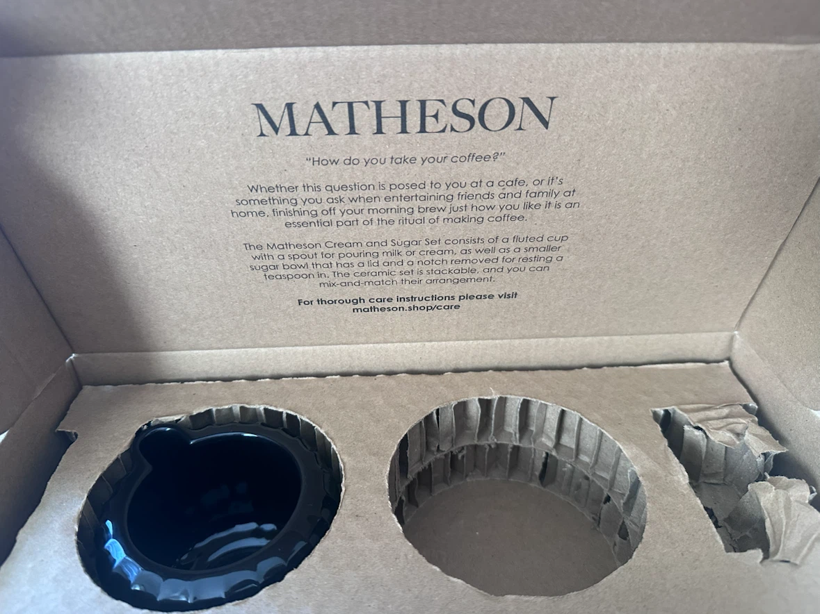 Matheson Pour Over Coffee Set with Creamer - photo 3