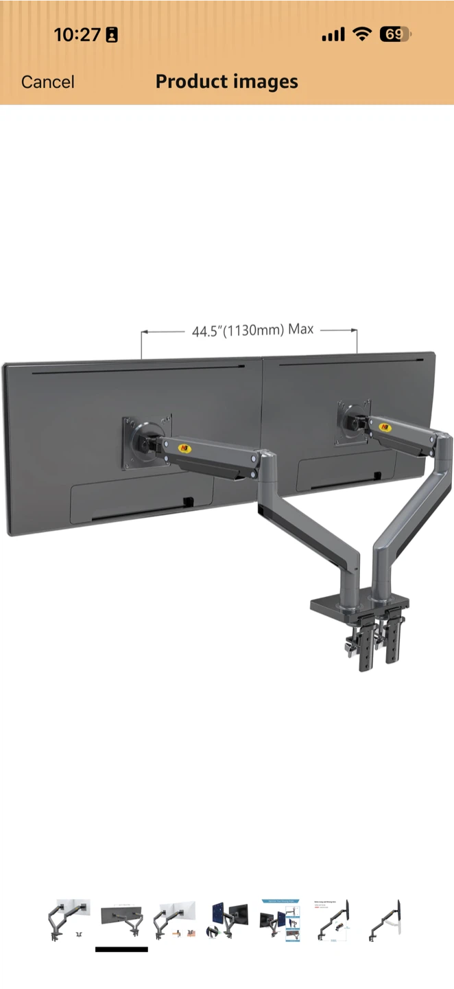 NB North Bayou Dual Monitor Arm - photo 2