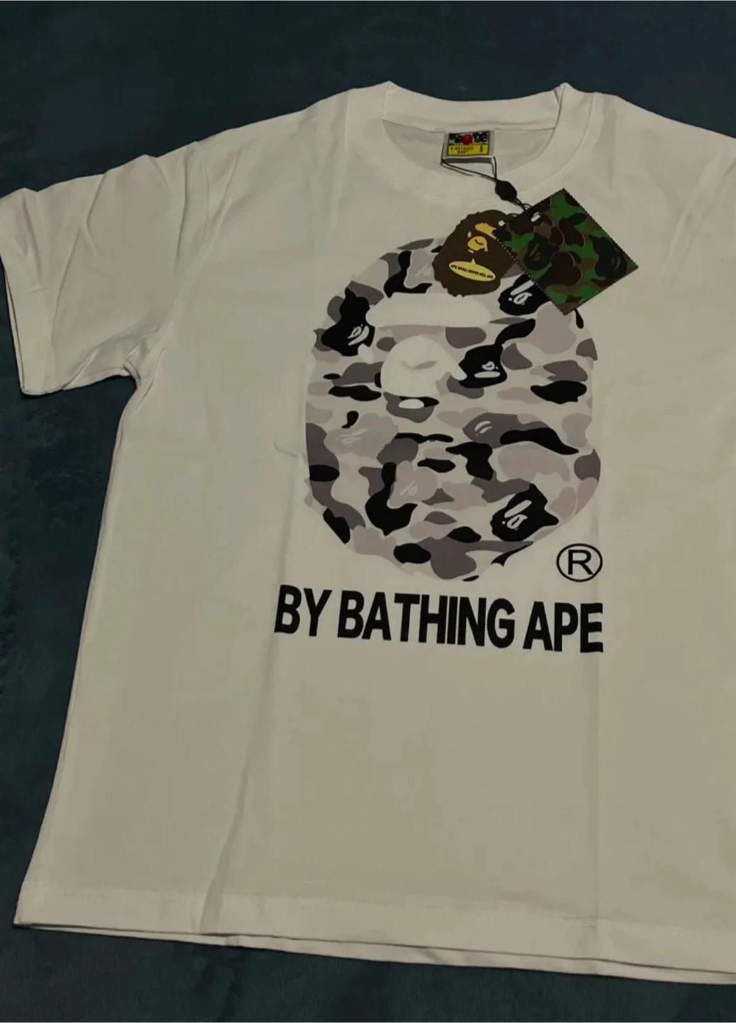 BAPE BY BATHING APE Camo Ape Head T-Shirt - photo 2