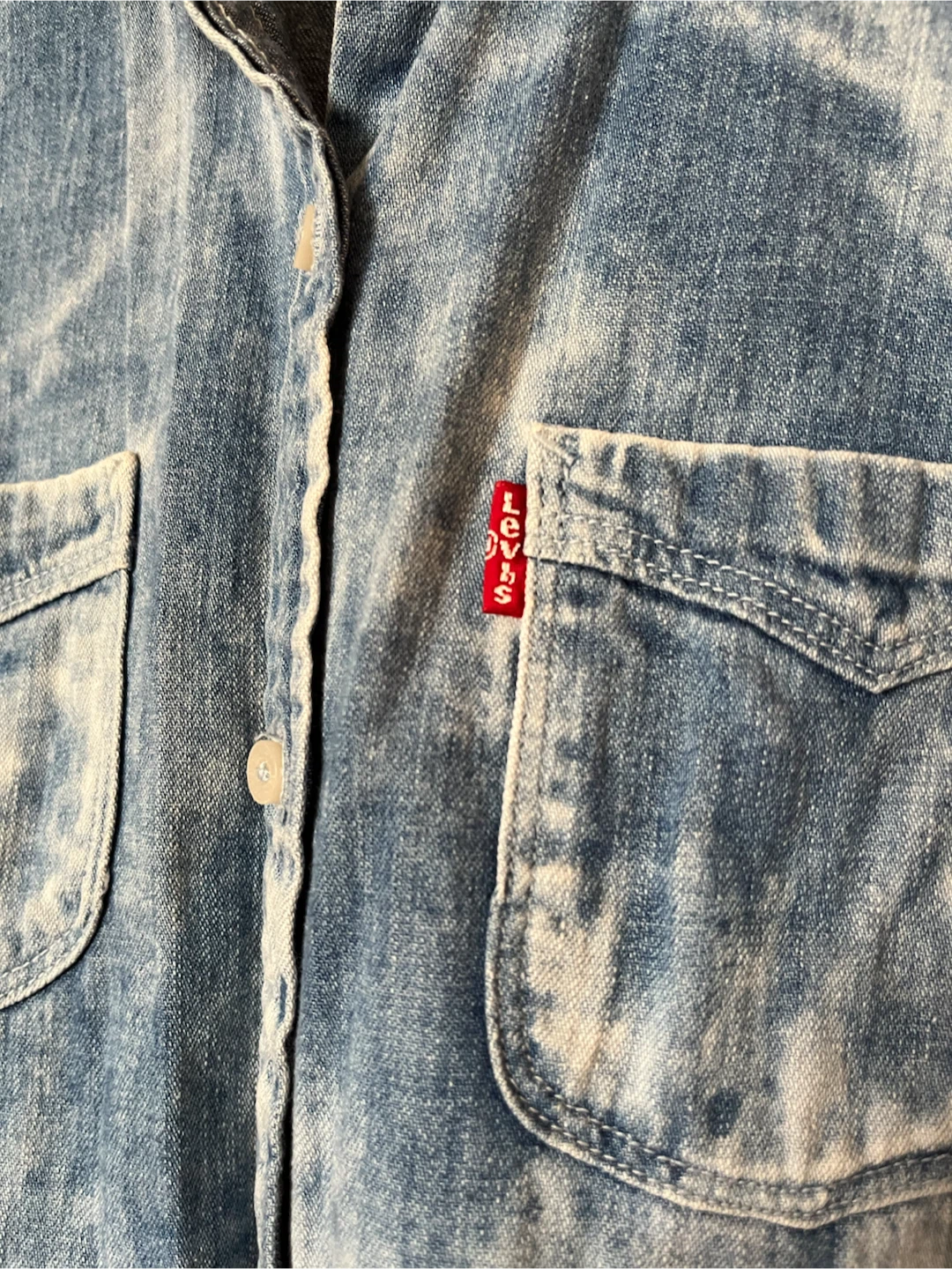 Levi's Sleeveless Denim Shirt Medium - photo 4