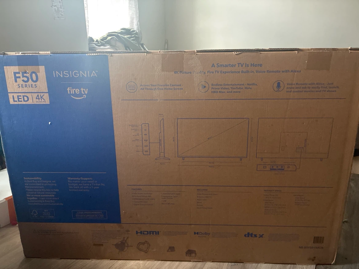 Insignia F50 Series 50" 4K UHD HDR Fire TV - photo 2