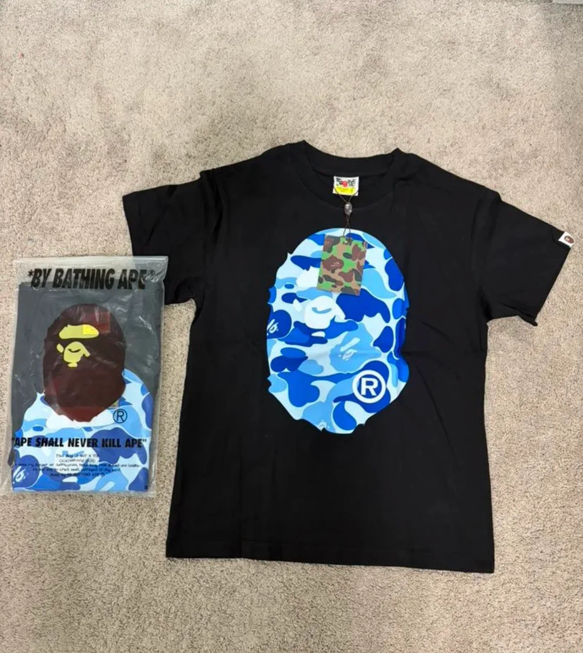 BAPE by Bathing Ape Camo Ape Head T-Shirt