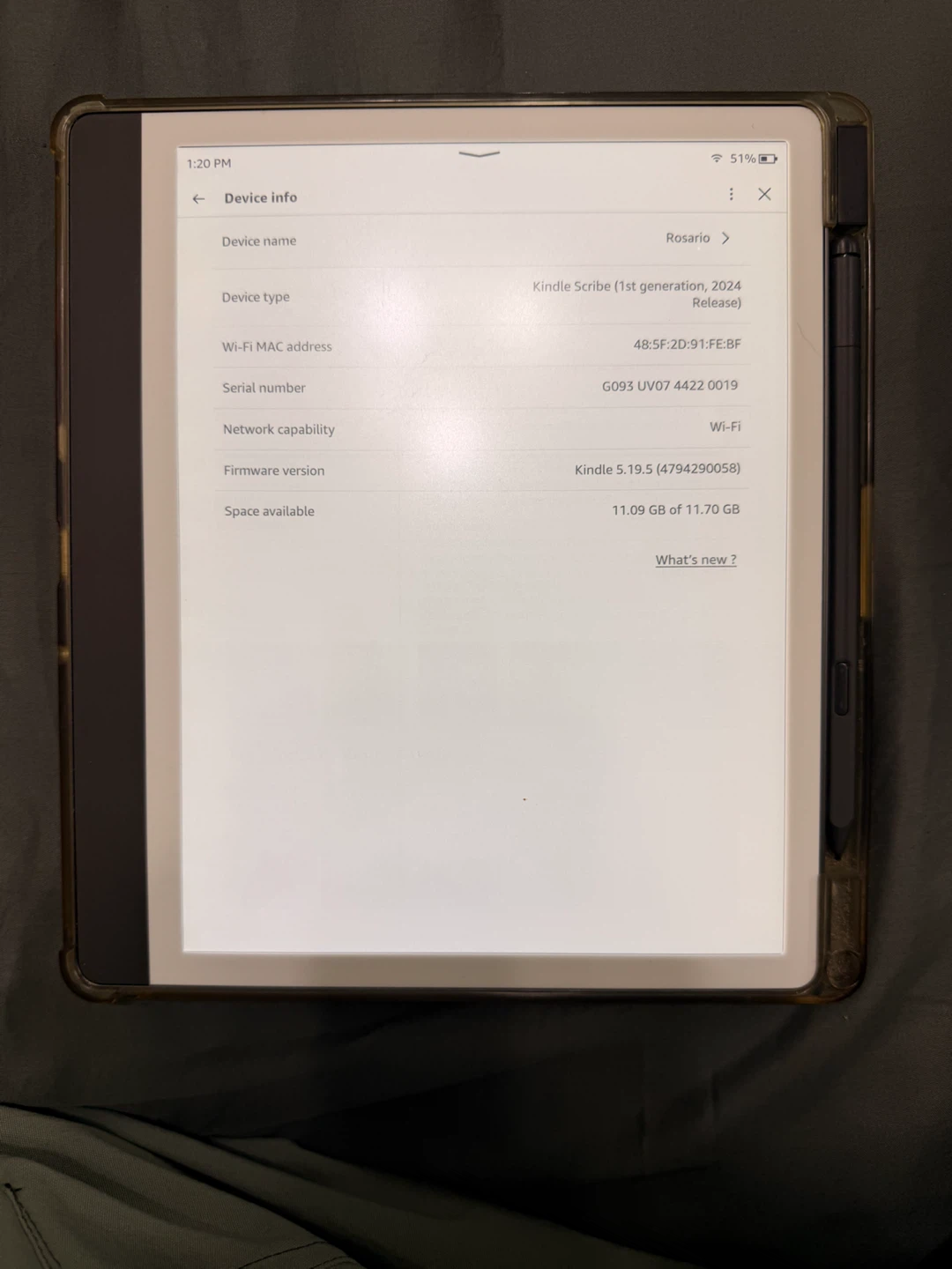 Amazon Kindle Scribe 1st Generation (2024 Release)