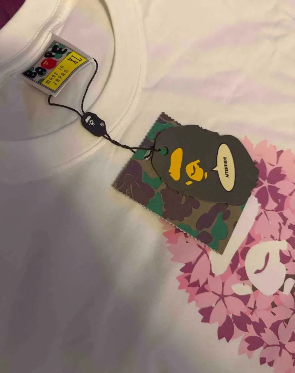 A Bathing Ape White T-Shirt XL - photo 2