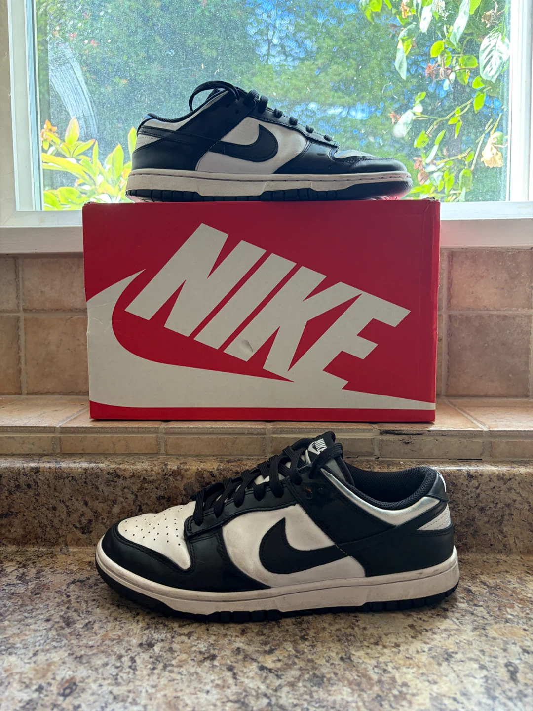 Nike Dunk Low Black White Sneakers