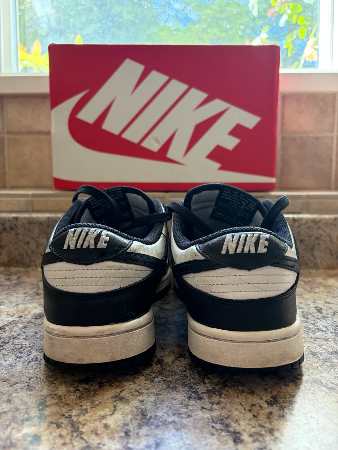 Nike Dunk Low Black White Sneakers - photo 2