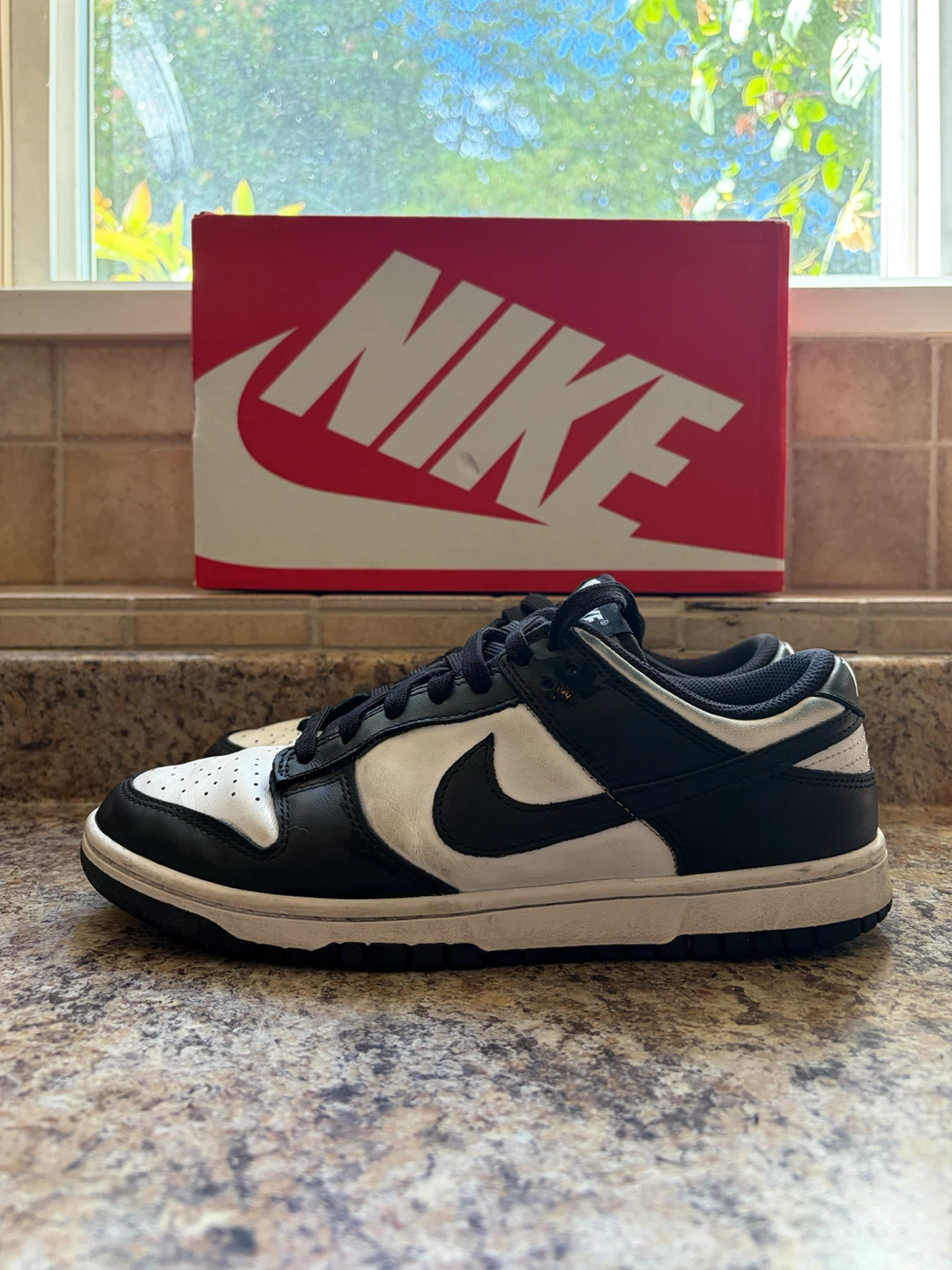 Nike Dunk Low Black White Sneakers - photo 3
