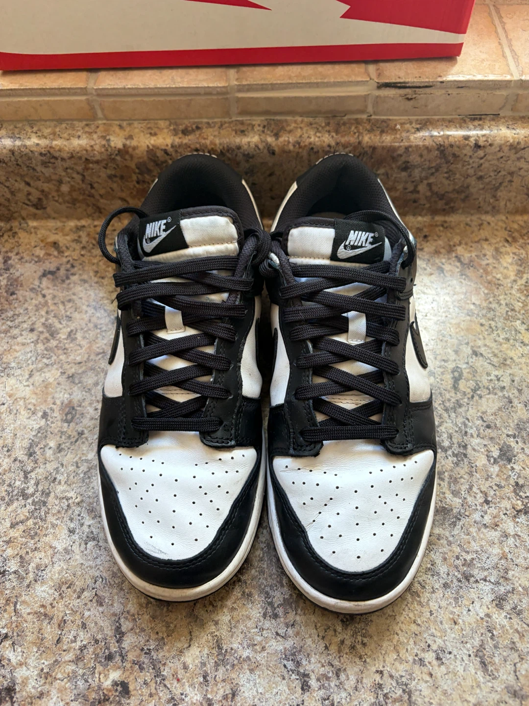 Nike Dunk Low Black White Sneakers - photo 4