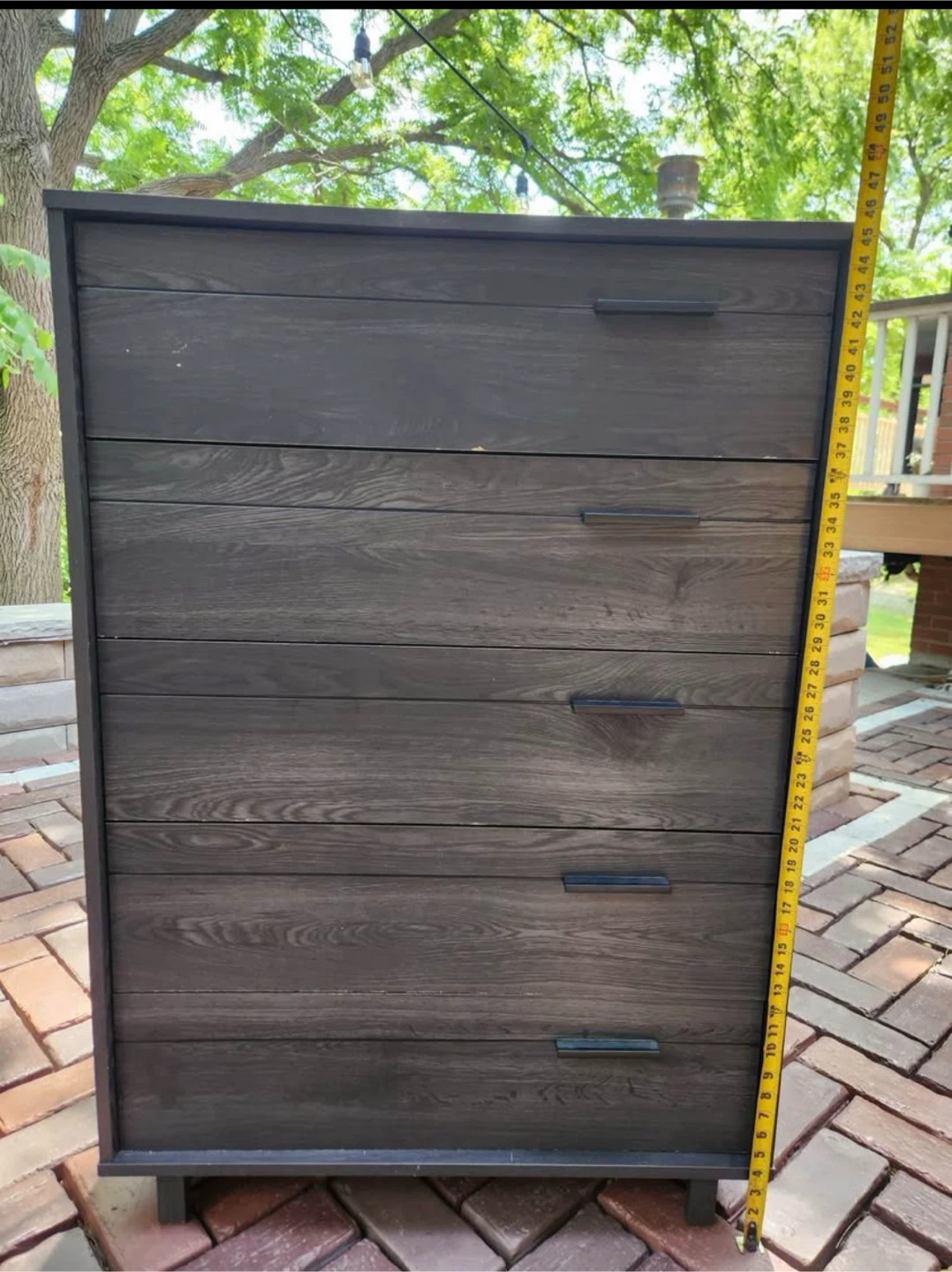 Dark Wood 5-Drawer Dresser from IKEA