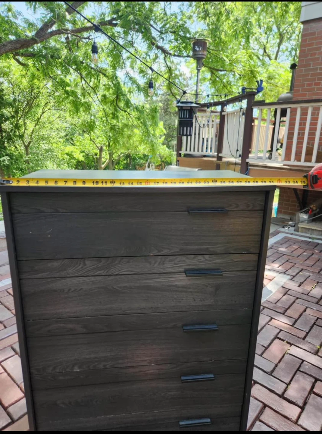 Dark Wood 5-Drawer Dresser from IKEA - photo 2