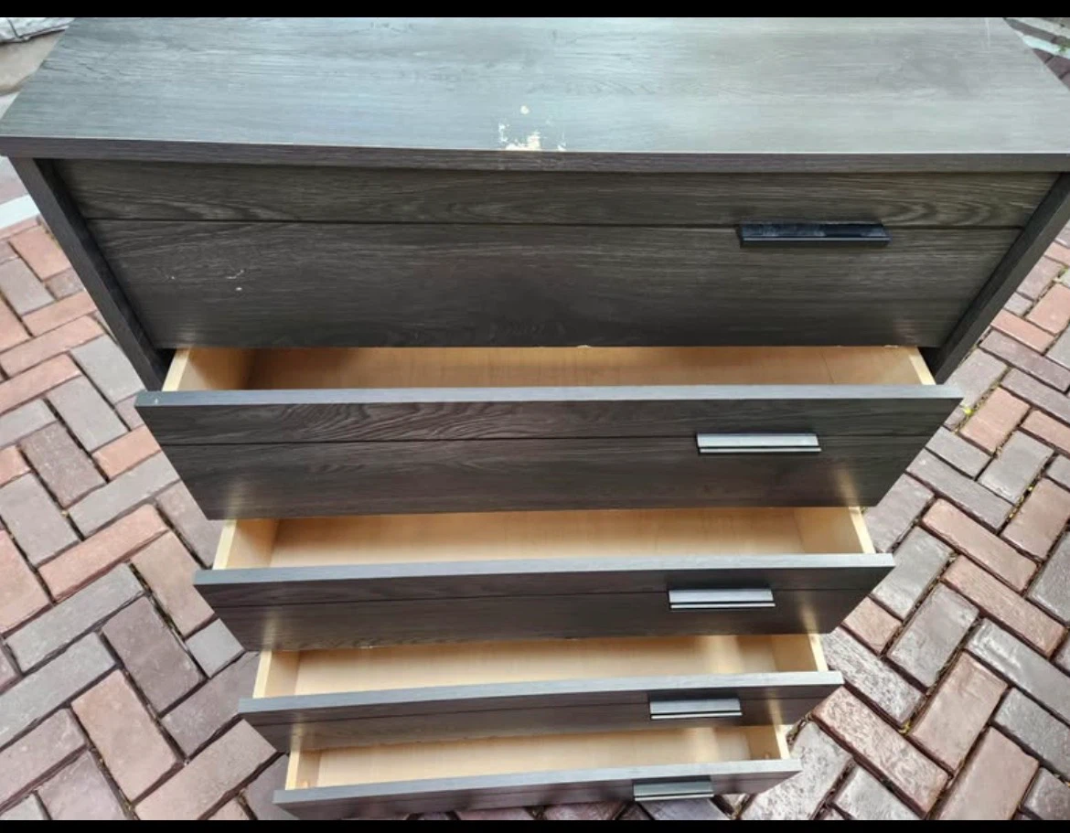 Dark Wood 5-Drawer Dresser from IKEA - photo 3