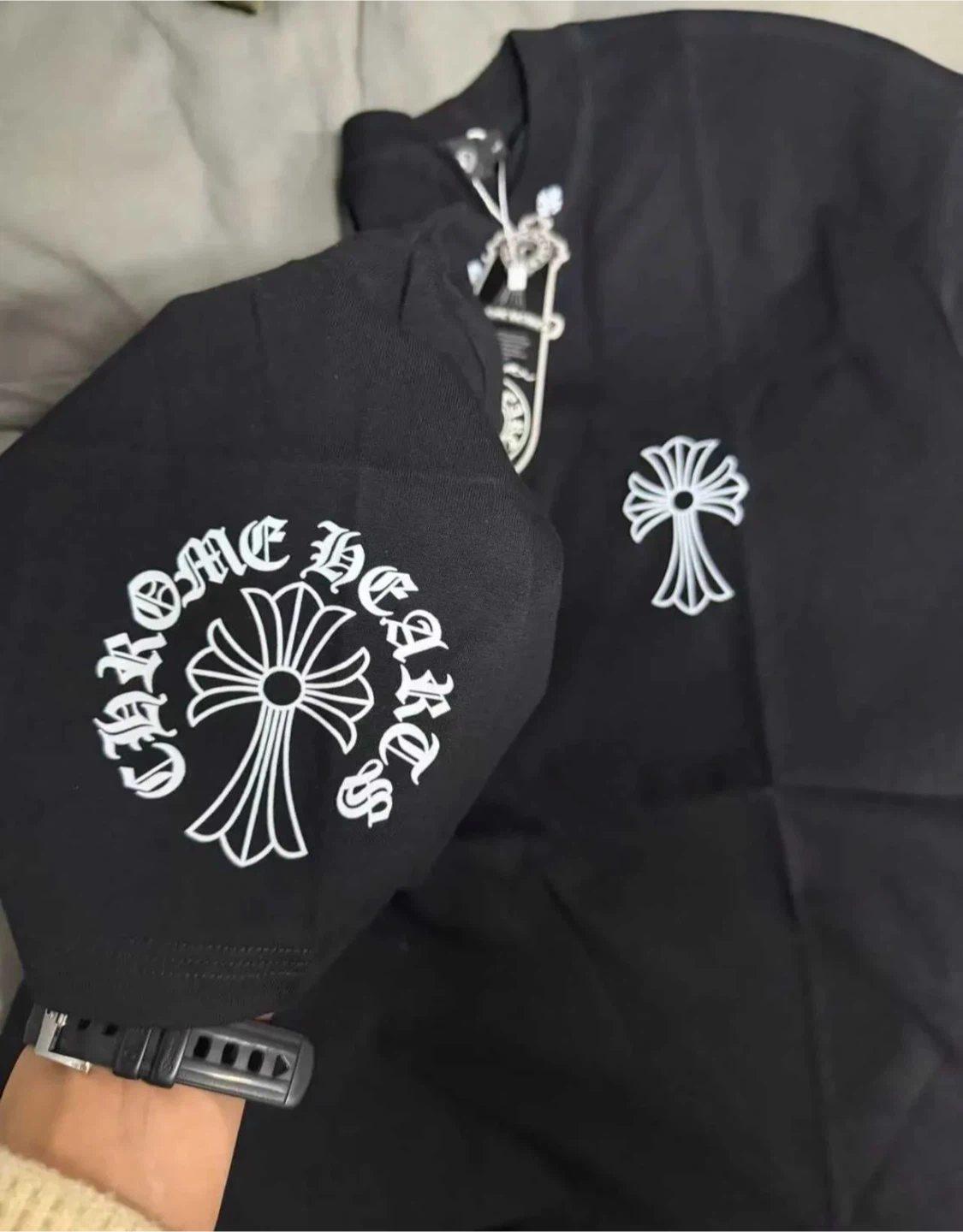 Chrome Hearts Black T-Shirt