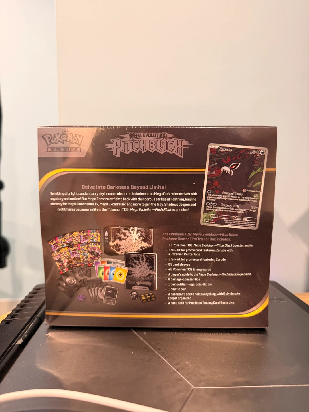 Pokemon TCG Mega Evolution Pitch Black Elite Trainer Box - photo 2
