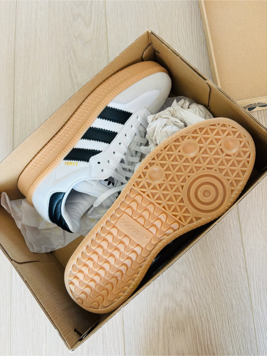 Adidas Samba XLG Shoes - White/Black - Size 7 - photo 2