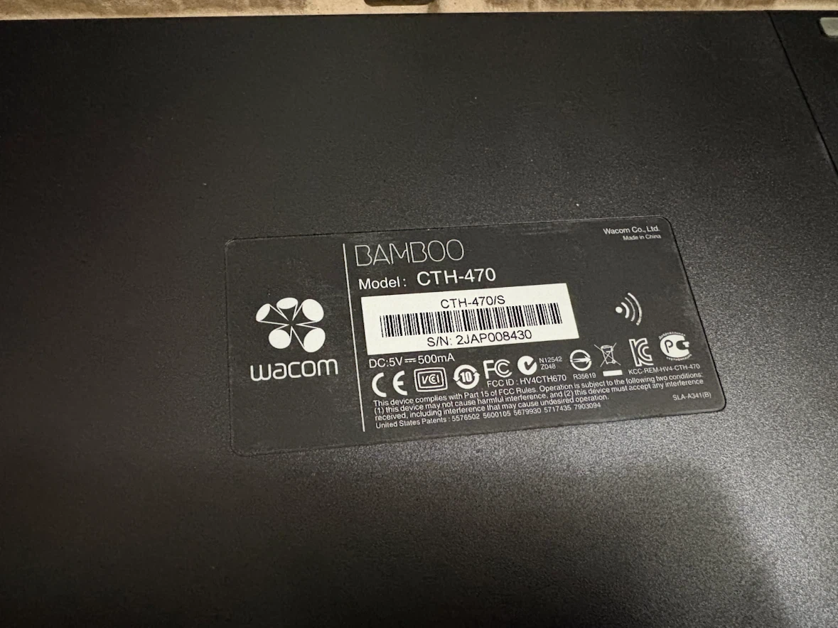 Wacom Bamboo CTH-470 Graphics Drawing Tablet with Pen - photo 4