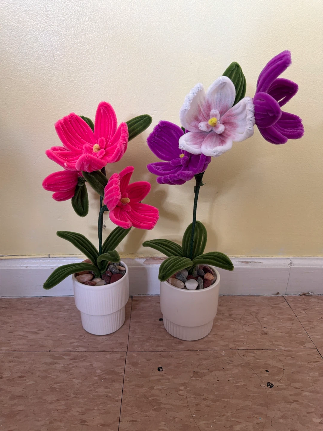 Artificial Blue Orchid Plant in Pot - photo 5