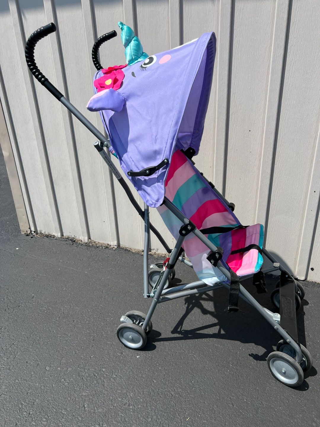 Kids Unicorn Umbrella Stroller - photo 4