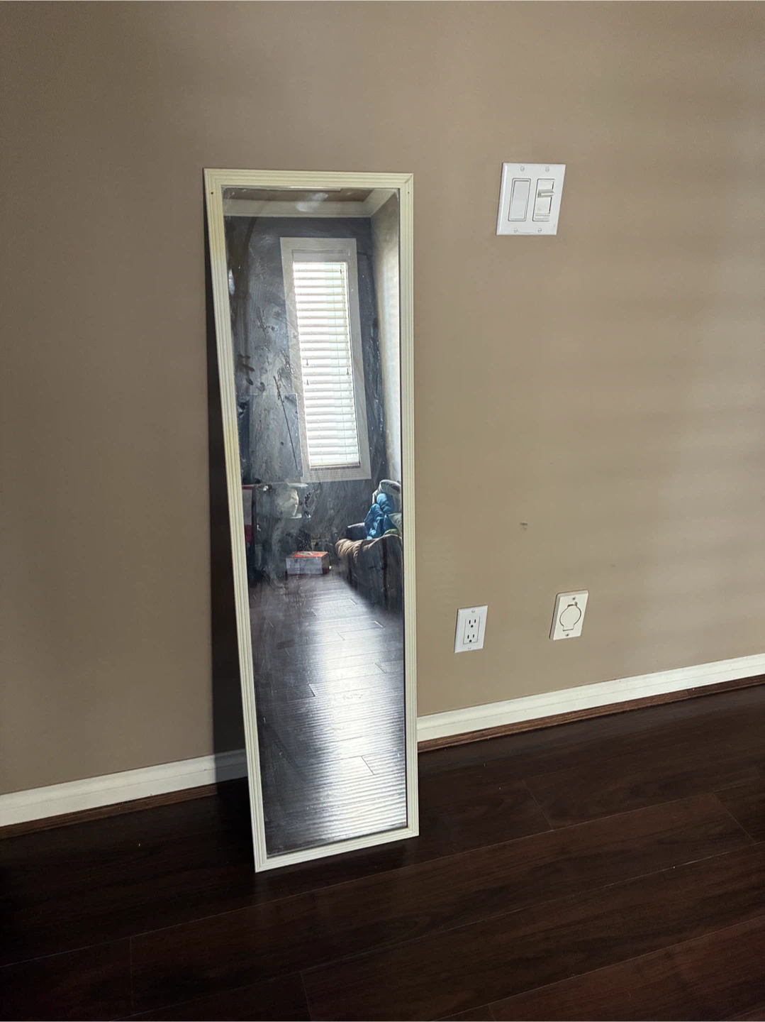 Tall Framed Mirror