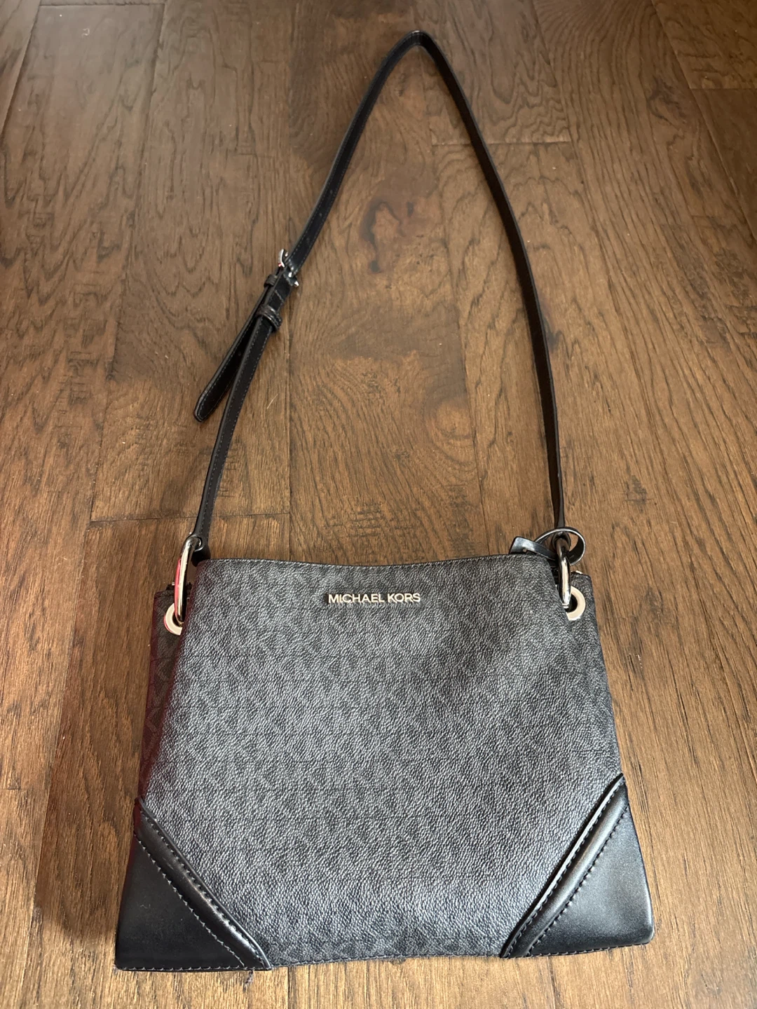 Michael Kors Monogram Crossbody Bag
