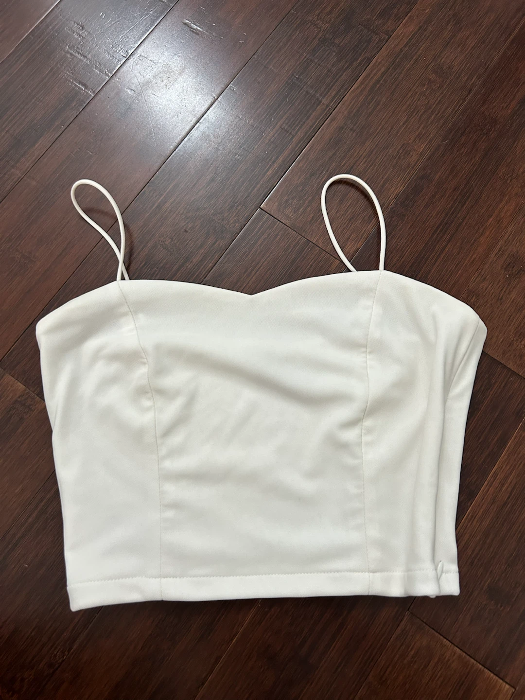 Very solid and high quality White Cropped Tube Top