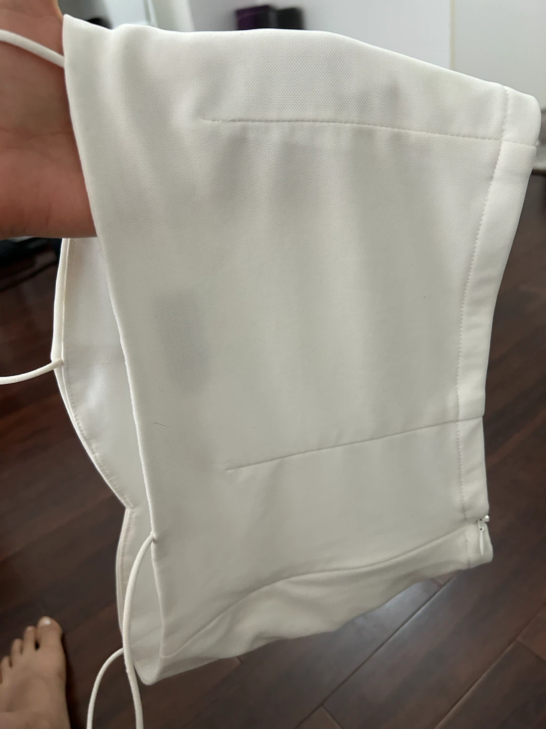 Very solid and high quality White Cropped Tube Top - photo 5