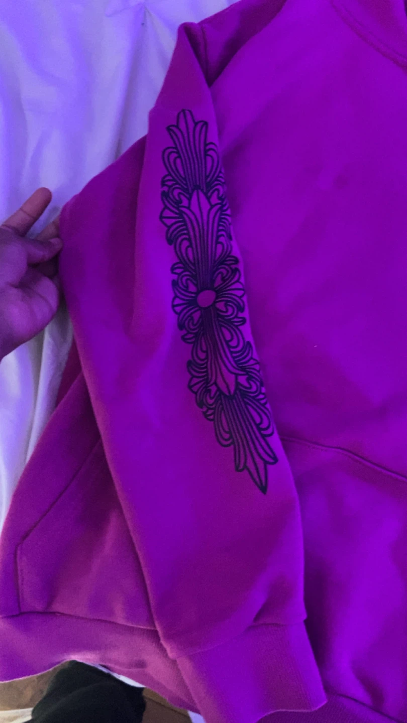 Chrome Hearts Pink Hoodie - photo 2
