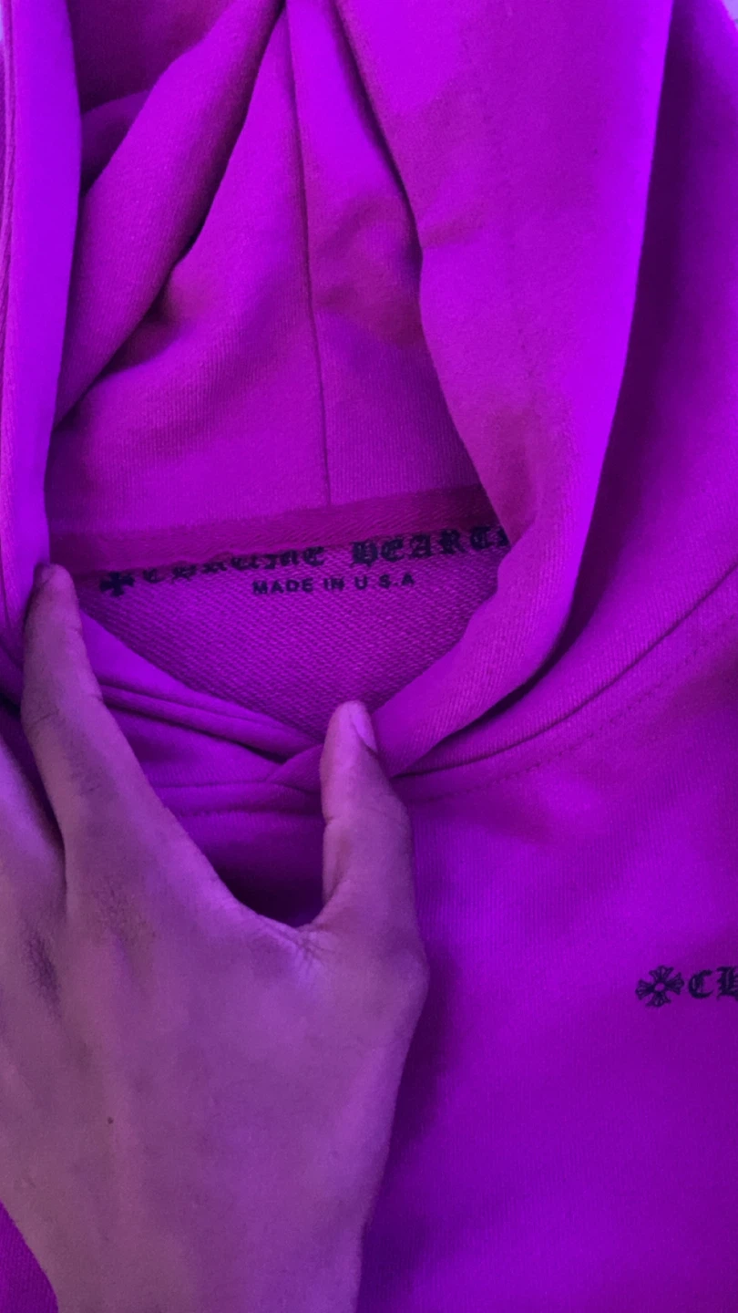 Chrome Hearts Pink Hoodie - photo 4
