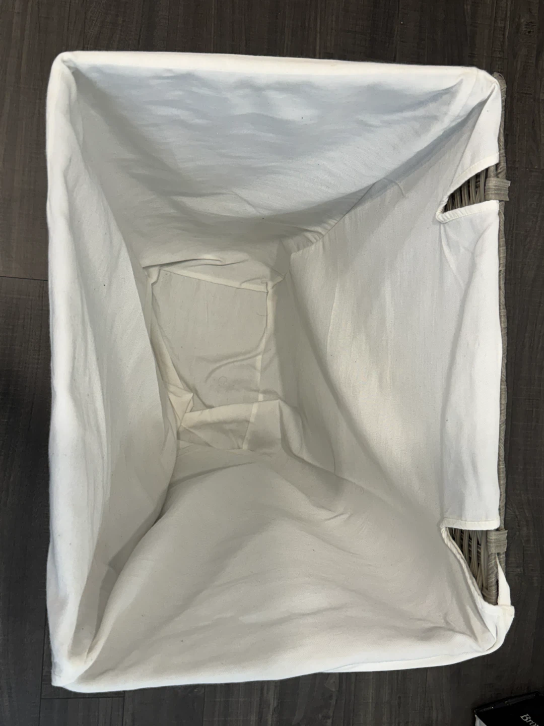 Woven Laundry Hamper with Liner - photo 3