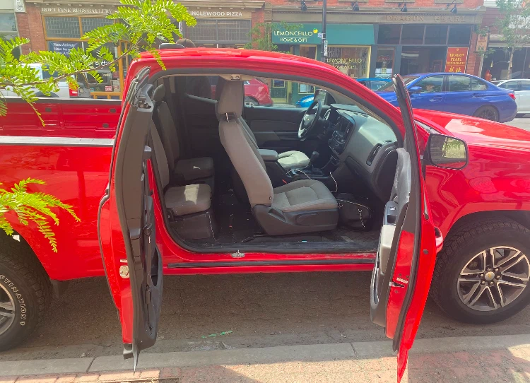 Red Chevrolet Colorado Pickup Truck - photo 5