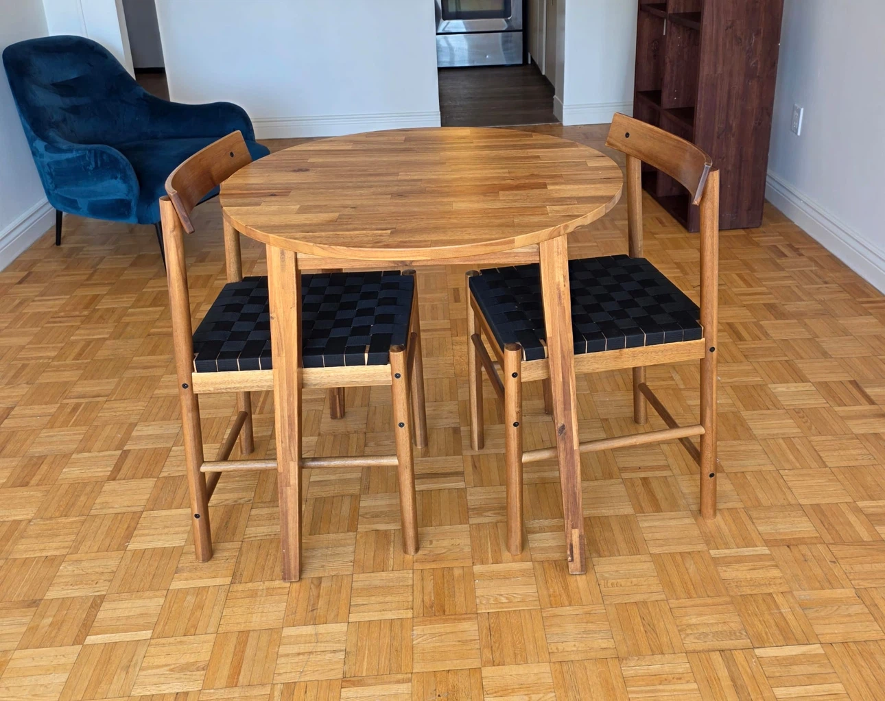 Wooden Dining Table and Chairs Set - photo 2
