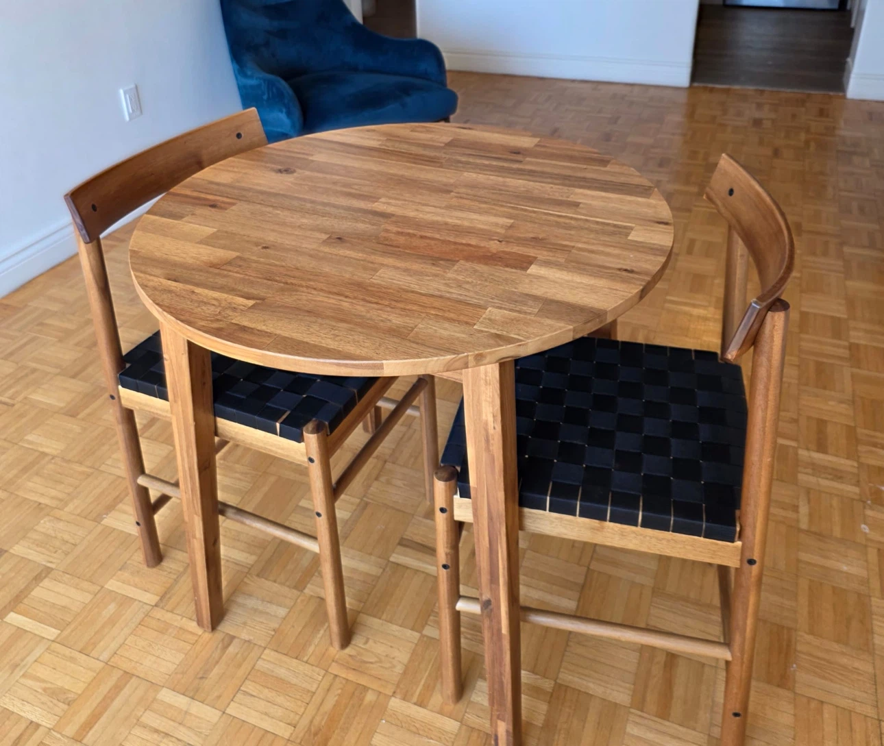 Wooden Dining Table and Chairs Set - photo 3