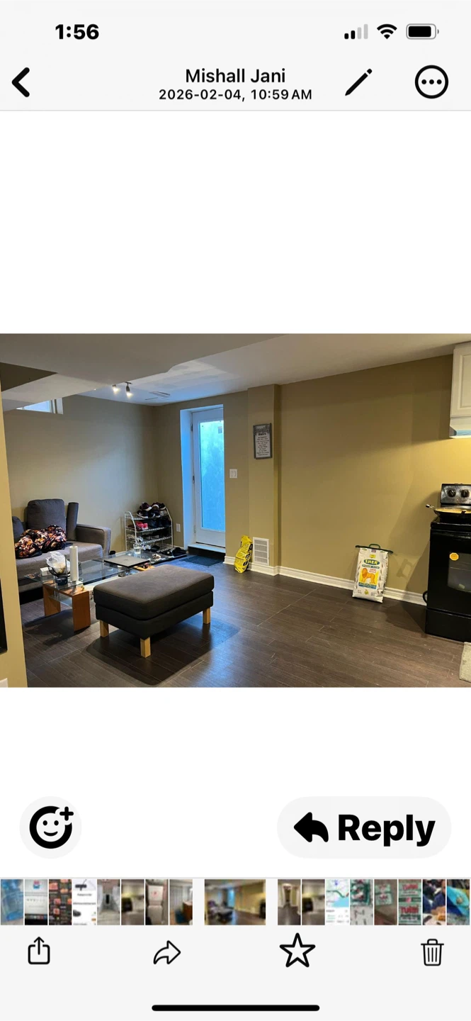 Basement room for rent