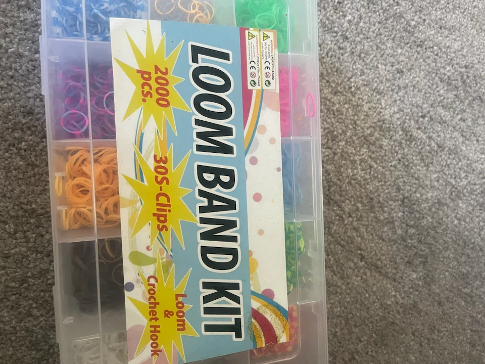 Rainbow Loom Band Kit - 2000 pcs
