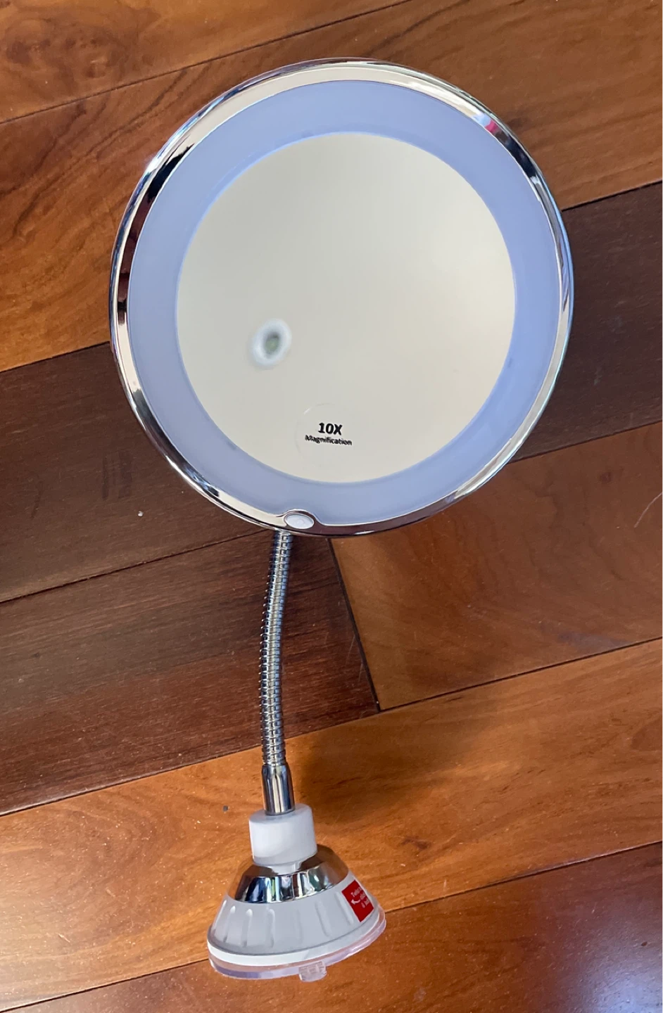 Nu Brilliance 10x Magnifying Makeup Mirror with Light