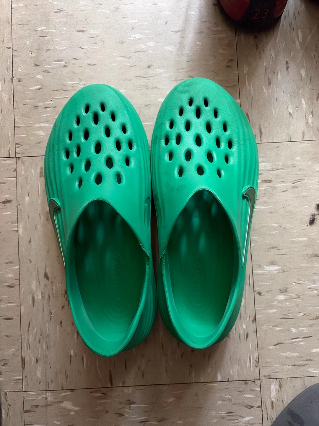Nike Green Clog-Style Shoes
