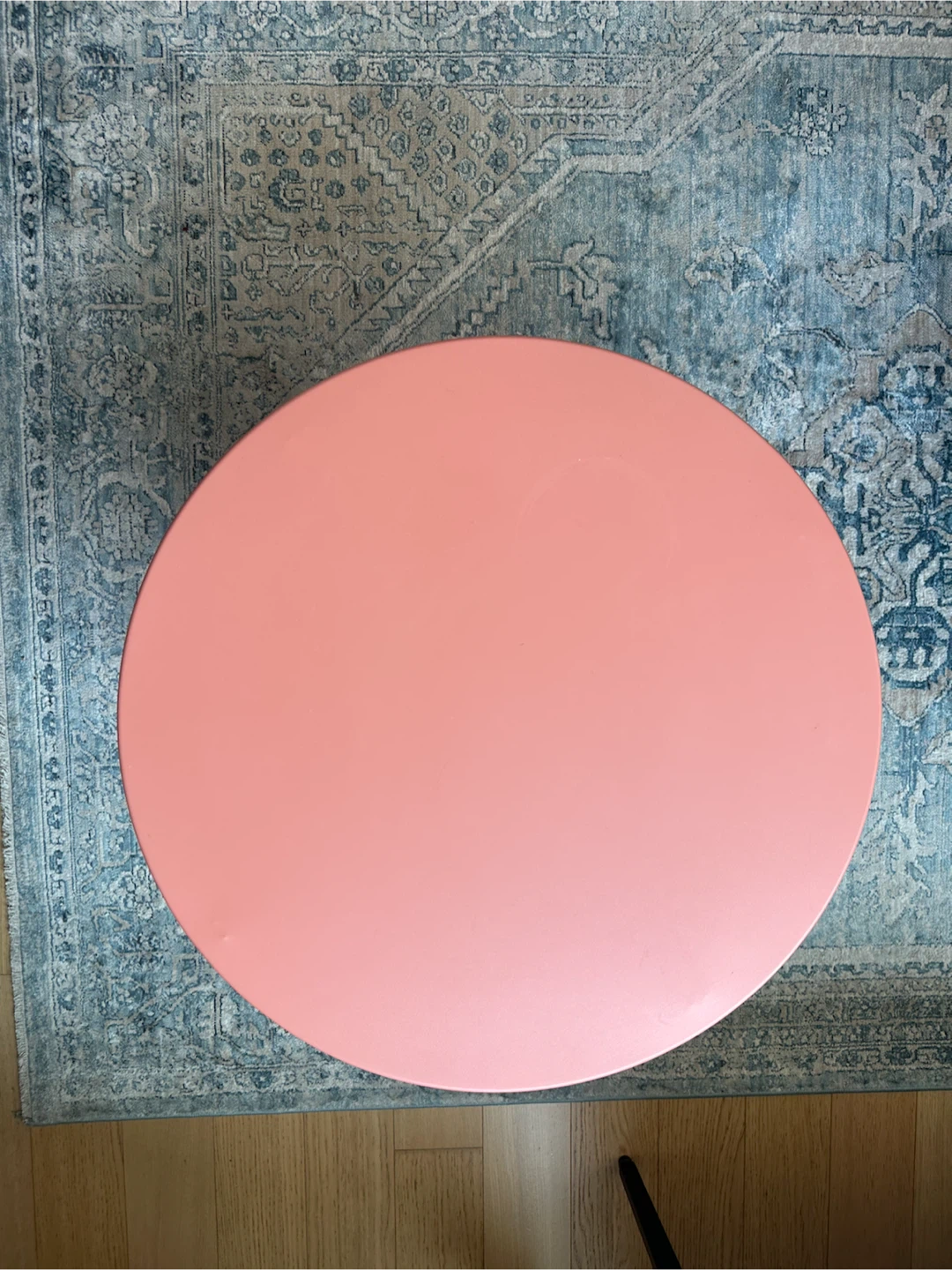 Round Pink Coffee Table