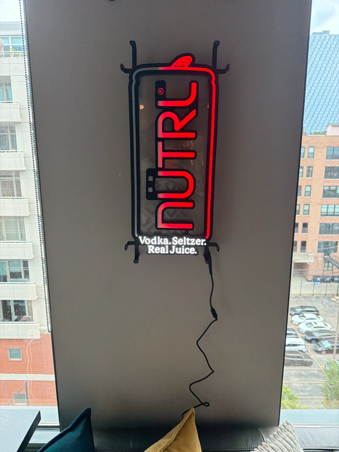 Neon Nutrl Vodka Seltzer Real Juice Sign - photo 2