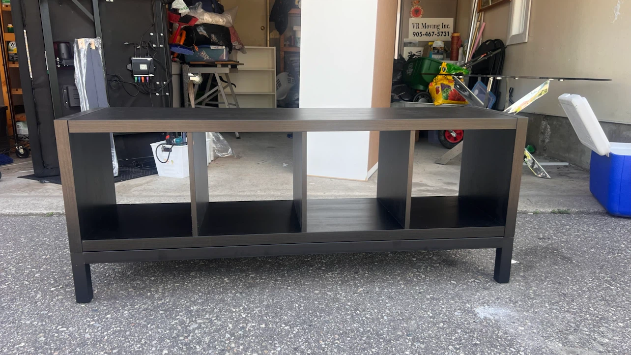 Black Cube Storage Unit