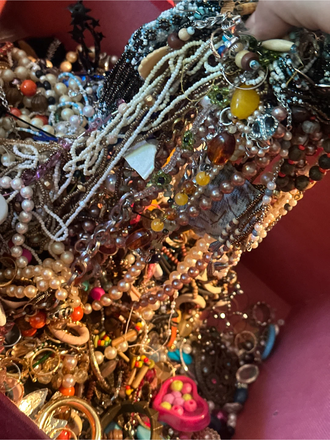 18-20 pounds of costume jewelry for crafts - photo 4