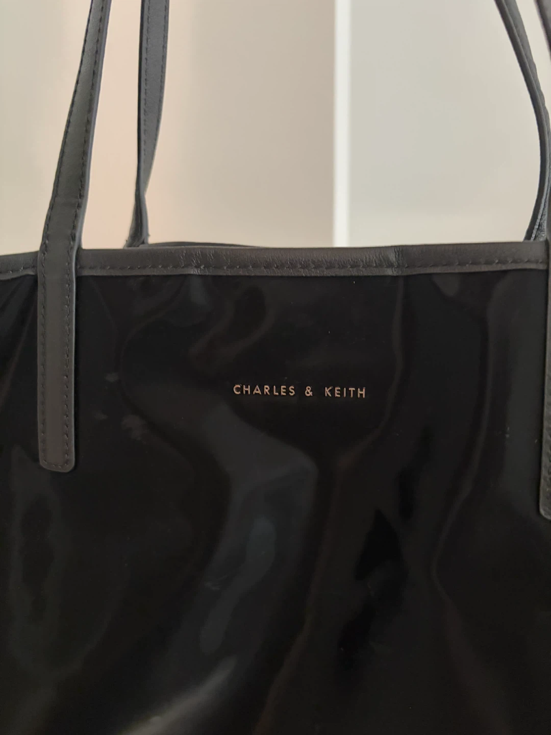 Charles & Keith Black Bag with Pouch