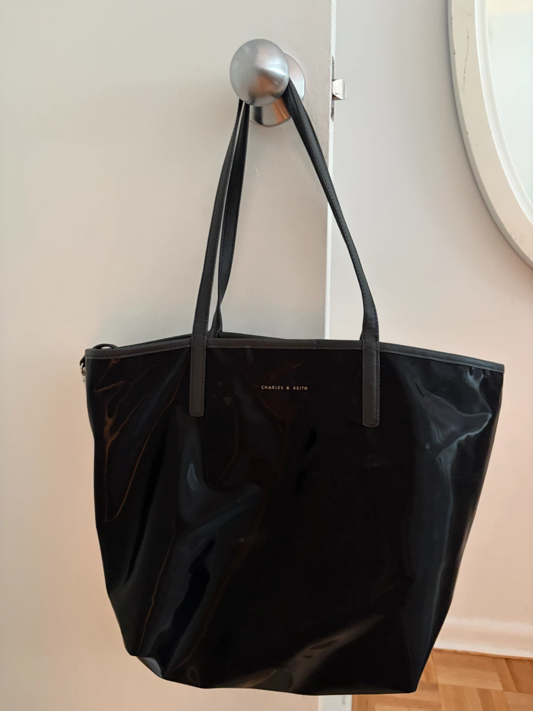 Charles & Keith Black Bag with Pouch - photo 5